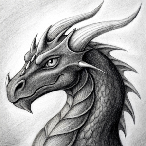black dragon icon for videogame