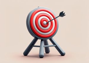 3d illustration. target