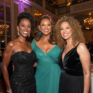 Jillian Hervey, Vanessa Williams, and Helen Williams celebrating at the Dance Theatre of Harlem's Anniversary Gala.