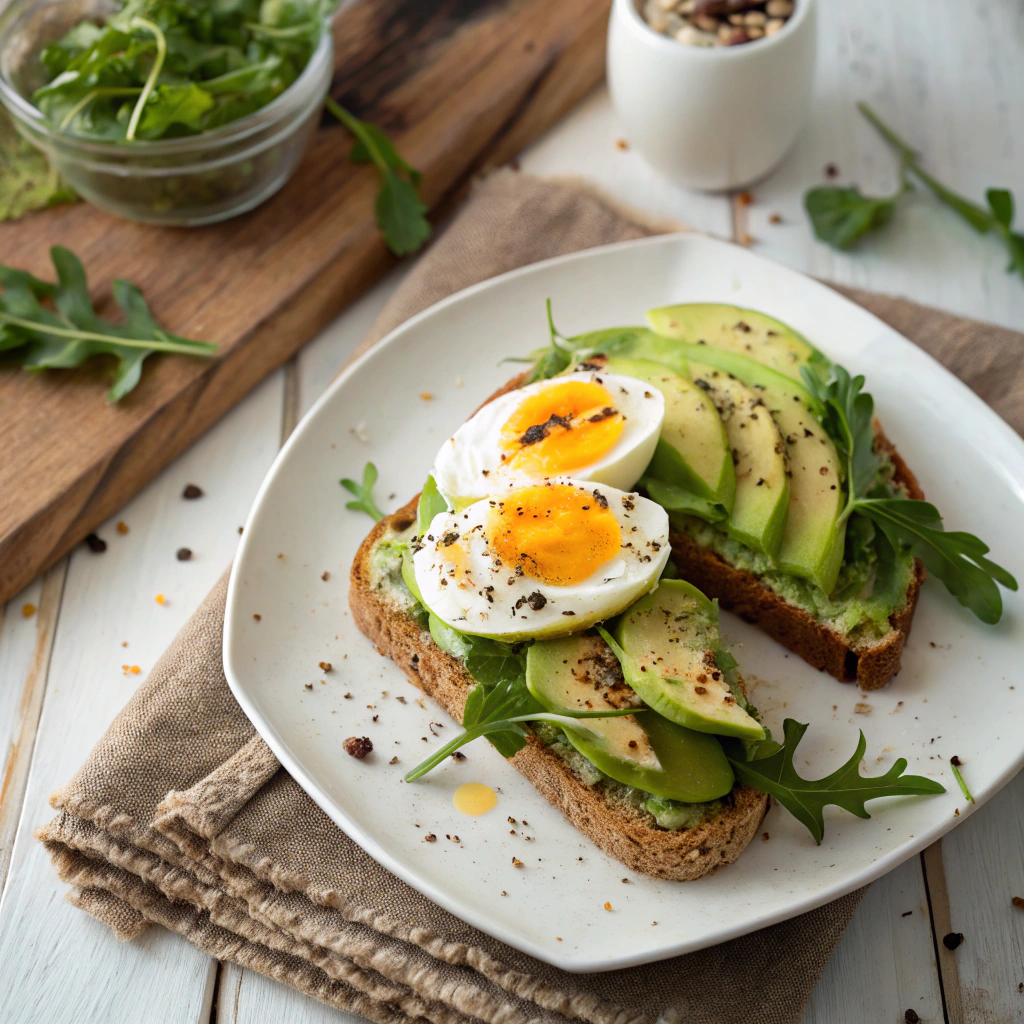 Egg and Avocado Sandwich