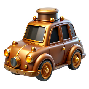 a steampunk car