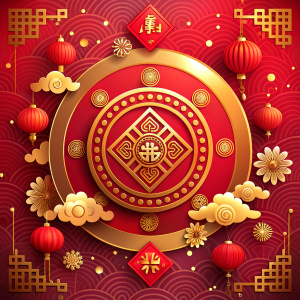 Happy Chinese New Year background. Can be used for greetings card, flyers, invitation, posters, brochure, banners, calendar. Vector illustration