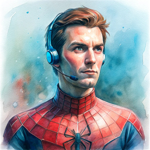 spider-man as a customer service agent