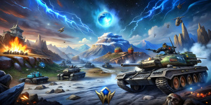 Tank games, Strategy games, Online Games, WoW, GW2, FF14. 2048x1152 Pixel Banner