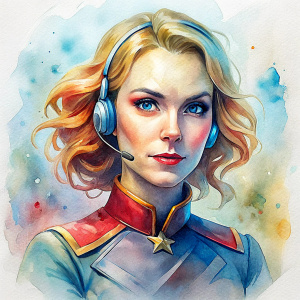 captain marvel as a customer service agent