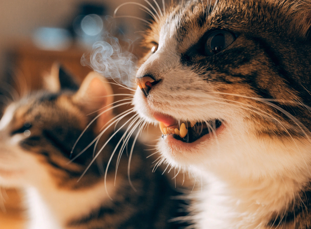 
bad breath in cats