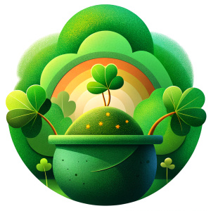 Saint Patrick's daySaint Patrick's day fondo blanco