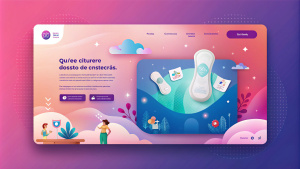 creame una pagina web de sanitary towels en español