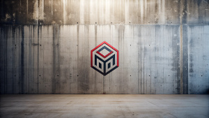 Minimalist Wall, perfect lines, Dark Logo, graffiti in the style of street art aesthetic, cute cartoonish designs