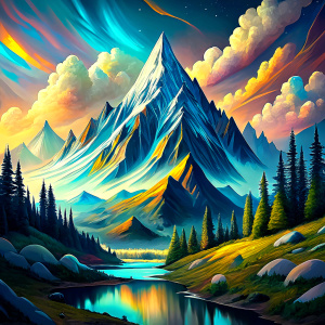 mountain nature background design