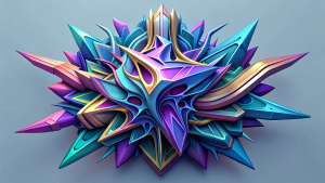 3D graffiti wildstyle on white paper, perfect composition, dynamic and aesthetic, 3D color effects, edgy and modern, ""COPY""