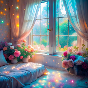   bed window real retro light pastel bed window flowers curtain The Bioluminescent  phenomenon 
very light pastel    Intensive Iridescent Acrylic Amazing light reflections super glitter 
