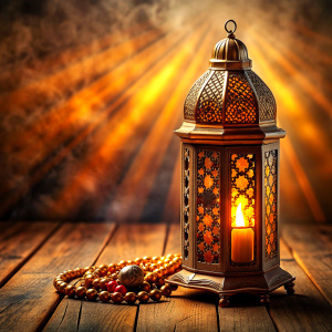  Ramadan Kareem Old Fashioned Royal Elegant Lamp with Mosqu