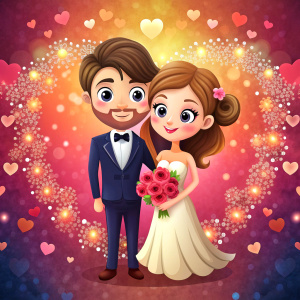 lover cartoon love background