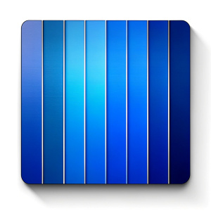 a palette of colors for brandbook, blue shades, five stripes of different colors, matching colors, corporate colors