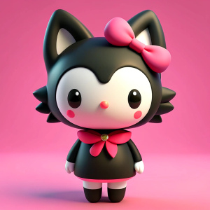 kuromi, sanrio. cute 



