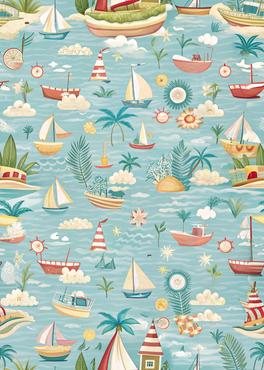 

background picture on the theme of summer, sea, boats