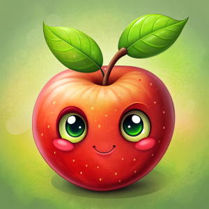 cute apple
