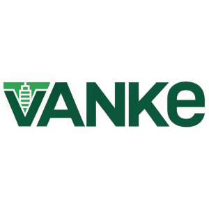 A sleek, modern logo for Vanke. The design features bold, clean typography in a vibrant shade of green, centered against a crisp white backdrop. The logo conveys a sense of trustworthiness and innovation, highlighting Vanke's commitment to urban development and community well-being.