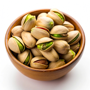 pistachios in bowl