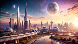 Future World: Moscow.
With the development of alternative energy technologies, desalinization and harnessing fusion for energy. Much of the mass transit will be expanded under ground and roads will be converted to pathways for pedestrians, bicycles and small electric vehicles. No more 