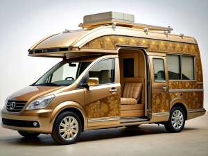 Luxurious camper car