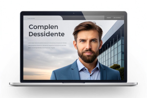 a complete modern web-side design concept