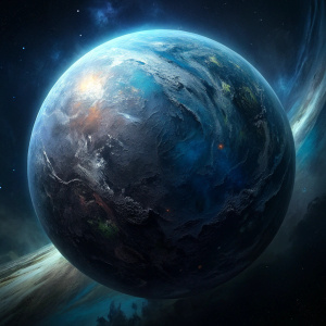 space black fantasy planet
large brush strokes, ultra high resolution, 