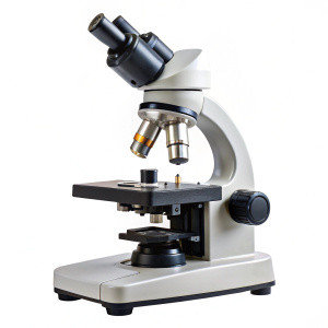 Microscope isolated on transparent background - Recraft