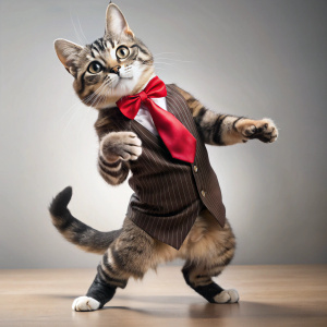 gato bailando tango