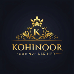 Kohinoor logo design for graphic designer