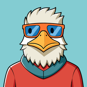 
Aguila Con barba y gafas