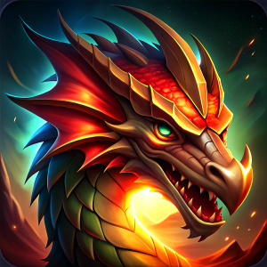 dragon icon for videogame