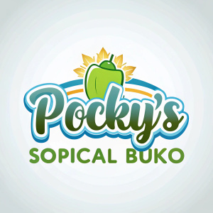 can you make a business logo name "pocay's special ice buko"