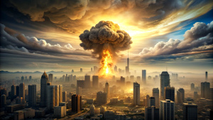 Nuclear Explosion in big city