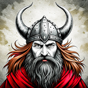 viking perfect realistic art, high-definition, high-definition grey and black, white background 