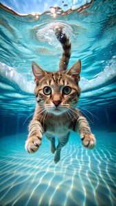 Cat, swim, Nevermind album cover