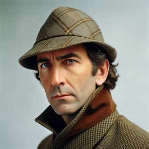 Sherlock Holmes,19th century, Deerstalker hat,