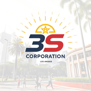 A bright, energetic design for a corporate identity. Features bold Vietnamese text and the 3S Corporation logo. Created by a design studio in Los Angeles, this modern aesthetic captures the essence of the brand with a simple yet impactful color palette.