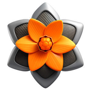 Image Gallery Flower icon inspire from Lamborghini Design Guidelines, Carbon Fiber 