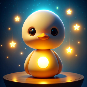 a cute night lamp ducki icon