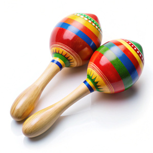 a Music maracas  white backgournd