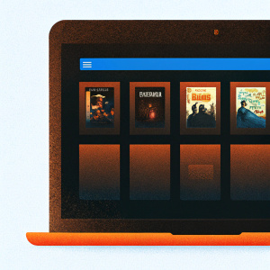 Screenshot of the PlayBox homepage, featuring a light theme with multiple movie posters in grid layout, emphasizing entertainment options.