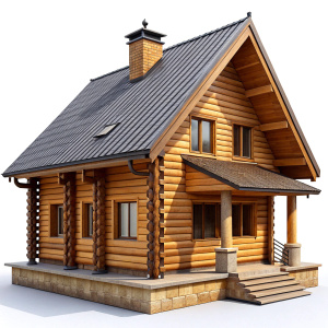 wooden house