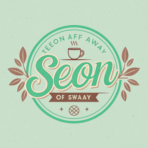 SEON written take away coffee logo