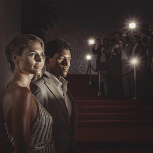 Babyface, Peyton Nicole Edmonds, and Heidi Klum at the glamorous premiere event.