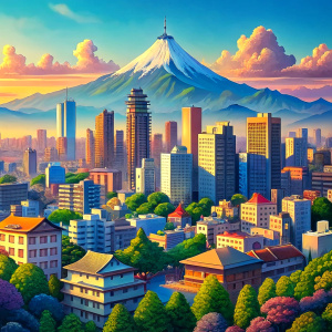 anime background city