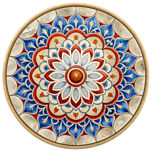Ceramic tile India white background
