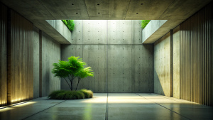 minimalist concrete wall wallpaper