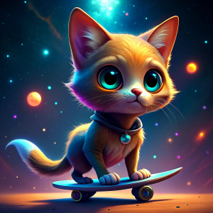 
skateboarder cute Abyssinian